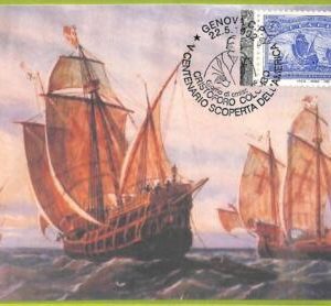 ad3386 - ITALY - Postal History - MAXIMUM CARD - FDC - 1992 - Ship