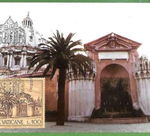 14715 - VATICAN - Set of 4  MAXIMUM CARD - 1976 - Architecture