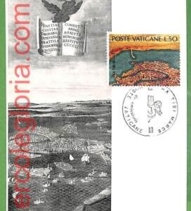 14720 - VATICAN - Set of 5 Pieces  MAXIMUM CARD - 1972 - Religion