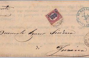 ITALIA REGNO: storia postale - BUSTA da Gardone Val Trompia - annullo NUMERALE