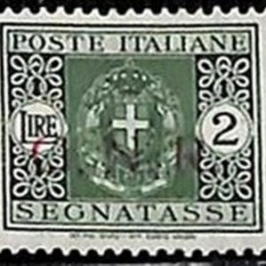 94683g - ITALIA GNR - FRANCOBOLLO - Sass  # Segnatasse 50/I BS Nuovo linguellato