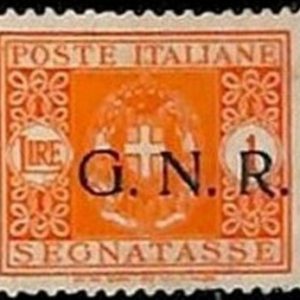 94683fB - ITALIA GNR - FRANCOBOLLO - Sass  # Segnatasse 51/I BS Nuovo **