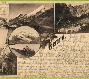 ad4443 - SWITZERLAND Schweitz - Ansichtskarten VINTAGE POSTCARD - GEMMI - 1906