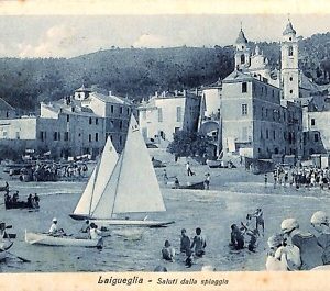 ab2477 - CARTOLINA D'EPOCA GENOVA  Provincia : Laigueglia