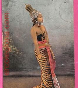 af8960 - INDONESIA - Vintage POSTCARD  - Costumes - 1915