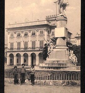 ab2482 - CARTOLINA D'EPOCA GENOVA  Provincia :  Chiavari - Mon. Vitt. Emanuele