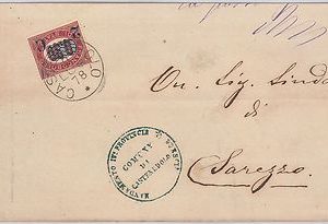 ITALIA REGNO: storia postale - BUSTA da Castenedolo 1878