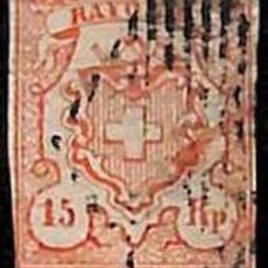 94990d - SWITZERLAND -  STAMP  - Zumstein # 18 -  USED