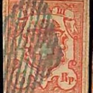 94987bG - SWITZERLAND -  STAMPS  - Zumstein # 20 -  Fine  USED