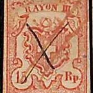 94987cD  - SWITZERLAND -  STAMPS  - Zumstein # 20 -  VERY Fine USED