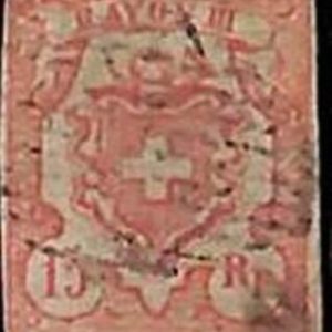 94987aD - SWITZERLAND -  STAMPS  - Zumstein # 20 -  USED