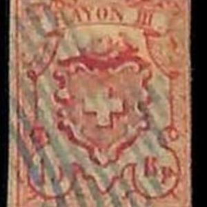 94987bC - SWITZERLAND -  STAMPS  - Zumstein # 20 -  Fine  USED