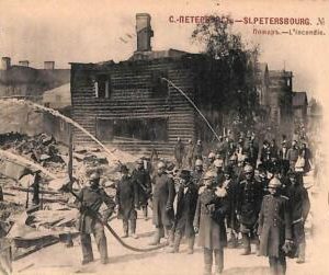 ac0652 -  VINTAGE POSTCARD - RUSSIA -    St. Petersburg  - 1902 FIREFIGHTERS