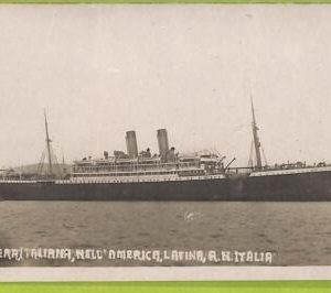 af7984 - VINTAGE POSTCARD Ansichtskarten - Ship "Italia" NAVI