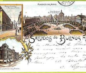 41138 - ARGENTINA - VINTAGE POSTCARD  Postal Antigua - Buenos Aires GRUSS