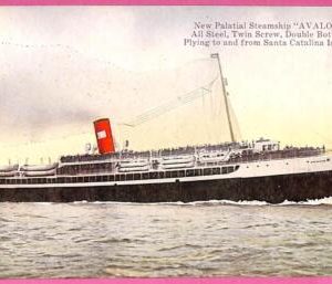 af8028 - VINTAGE POSTCARD Ansichtskarten - Ship "Avalon" NAVI