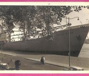 af8031 - ITALY - VINTAGE POSTCARD Ansichtskarten - 1963-Ship  "Nasia River" NAVI