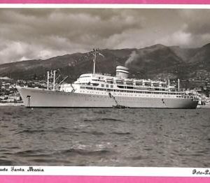 af8032 - VINTAGE POSTCARD Ansichtskarten - Ship  "Santa Maria" NAVI