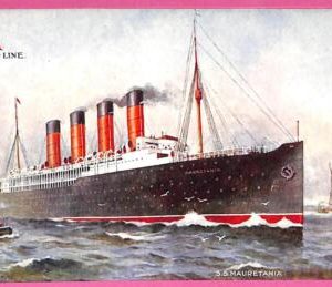 af8026 - VINTAGE POSTCARD Ansichtskarten - Ship "Mauretania" NAVI