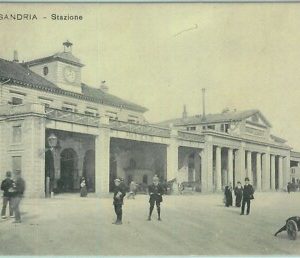 96933 - CARTOLINA d'Epoca - ALESSANDRIA citta' -  STAZIONE Ferroviaria