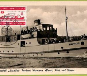 ad3239 - Germany - Postal History - MAXIMUM CARD -  1957 Ships