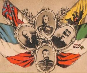 ac0705 - Ansichtskarten VINTAGE  POSTCARD - RUSSIA -  1915  Flag ROYALTY