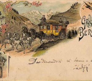 ac0980 - Ansichtskarten VINTAGE POSTCARD - SWITZERLAND - Gruss aus Bergen - 1903