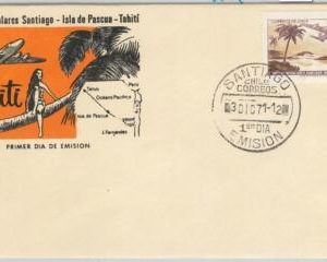65346 - CHILE - POSTAL HISTORY - FDC COVER Aviation 1971