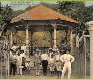 aa6113 - COSTA RICA - Vintage Postcard - Puntarenas - Parcue Victoria