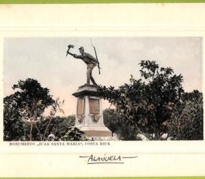 aa6102 - COSTA RICA - Vintage Postcard - Monumento "Juan Santa Maria"