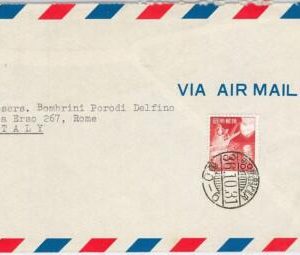 56461 - JAPAN - POSTAL HISTORY: CUT COVER to ITALY