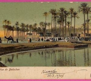 ag2787 - EGYPT - VINTAGE POSTCARD - view of Badukhen - 1906