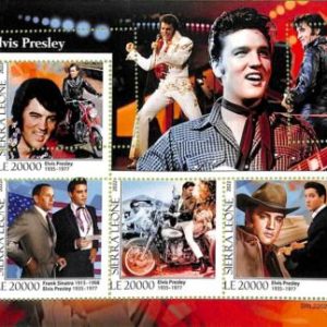 A9357 - SIERRA LEONE - ERROR MISPERF Stamp Sheet - 2022 - ELVIS PRESLEY, Music