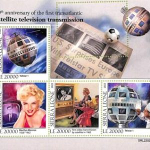 A9380 - SIERRA LEONE -  ERROR MISPERF Stamp Sheet - 2022 Marilyn Monroe Cinema