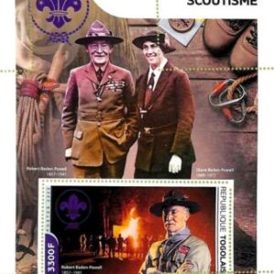 A9684 - TOGOLAISE -  ERROR MISPERF Stamp Sheet - 2022 - Scouting