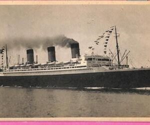 af8125 - VINTAGE POSTCARD Ansichtskarten  - Ship "Le De-France" Navi