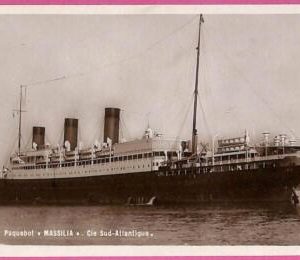 af8114 - VINTAGE POSTCARD Ansichtskarten - Ship "Massilia" NAVI