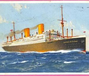 af8085 - NORWAY - VINTAGE POSTCARD Ansichtskarten - Ship "General von Steuben"