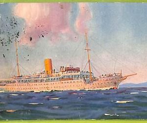 af7965 - NORWAY - VINTAGE POSTCARD Ansichtskarten - Ship "Stella Polaris" Navi