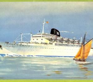 af7779 - VINTAGE POSTCARD Ansichtskarten - SHIP "Cabo San Vincente" NAVI