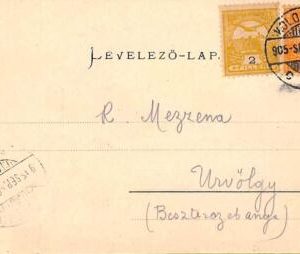 ac1788 - HUNGARY - POSTAL HISTORY - VINTAGE  POSTCARD  -1905