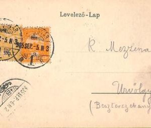 ac1787 - HUNGARY - POSTAL HISTORY - VINTAGE  POSTCARD  -1905