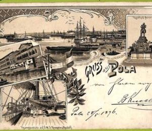 ae9532 - Ansichtskarten  VINTAGE  POSTCARD - CROATIA - Gruss aus Pola - 1896