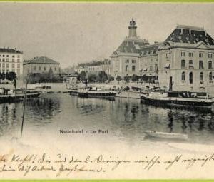 ad4864 - SWITZERLAND  Schweitz - Ansichtskarten VINTAGE POSTCARD-Neuchatel-1903