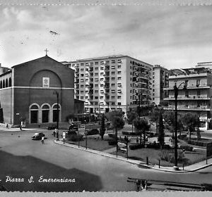 ab0698 - VINTAGE POSTKARTE - ROM Stadt: Piazza S. Emerenziana