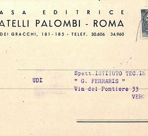 ab0743 - POSTAL VINTAGE - ROMA Ciudad: Publicidad