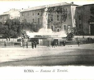 ab0687 - POSTAL VINTAGE - ROMA Ciudad: Fuente Termini