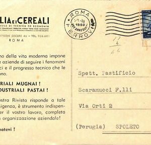 ab0723 - POSTAL VINTAGE - ROMA Ciudad: Publicidad
