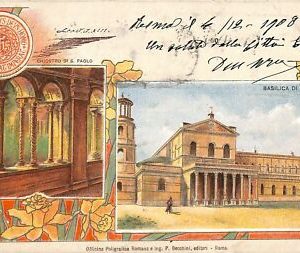 ab0759 - POSTAL VINTAGE - ROMA Ciudad: Basílica de San Pablo