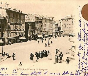 ab0815 - VINTAGE POSTCARD - ROME City: Piazza di Spagna